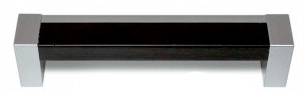 Ручка скоба, С-19, 96 мм, венге, металлик