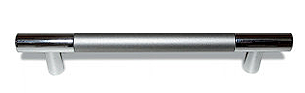 Ручка скоба С-15, 128 мм, металлик, хром